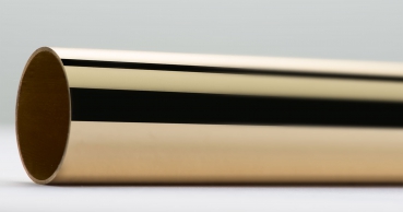 Messingrohr poliert klarlackiert, 40 x 0,7 mm