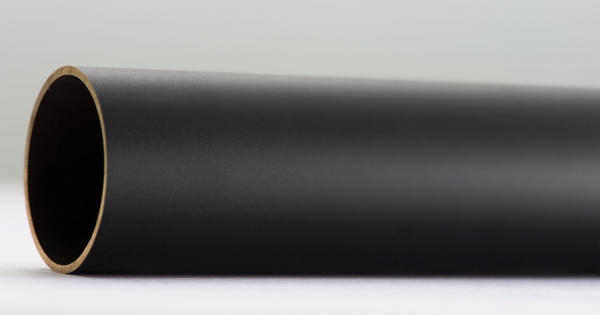 Messingrohr brüniert schwarz, 40 x 0,7 mm