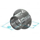 Messing Bodenhülse/Wandlager 25 mm